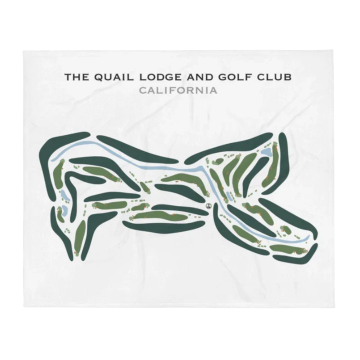 Quail Run & Golf Club, California - Printed Golf Course
