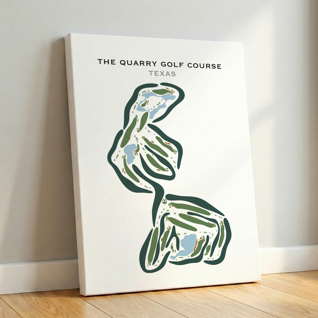 The Quarry Golf Course, Texas - Printed Golf Courses