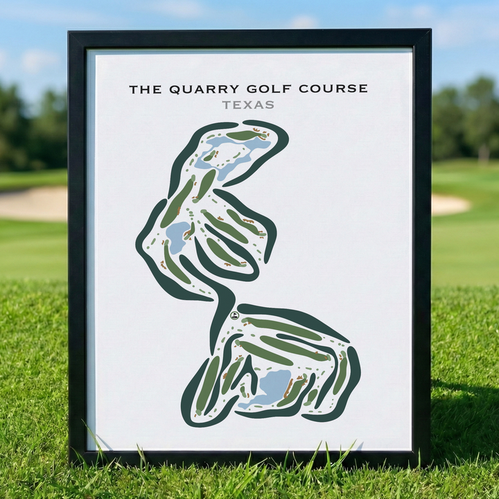The Quarry Golf Course, Texas - Printed Golf Courses