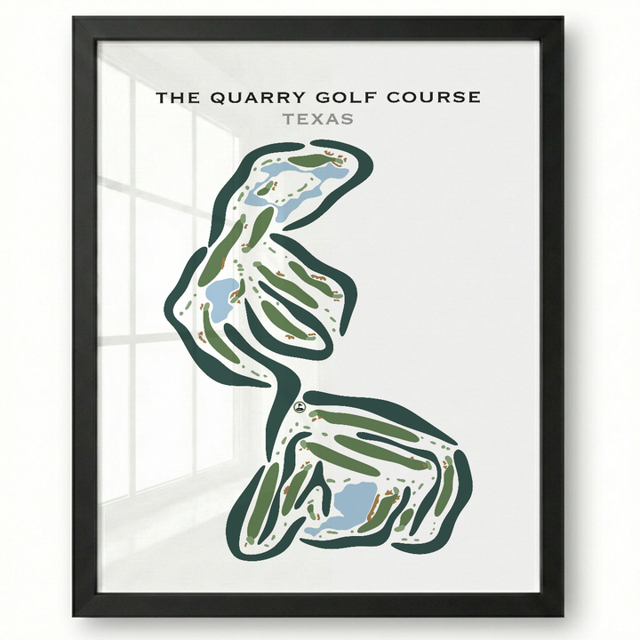 The Quarry Golf Course, Texas - Printed Golf Courses