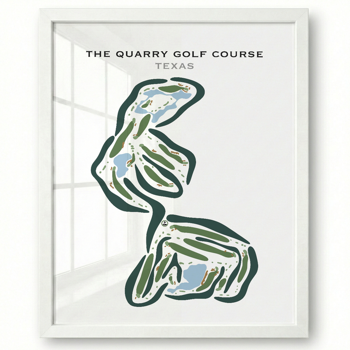 The Quarry Golf Course, Texas - Printed Golf Courses