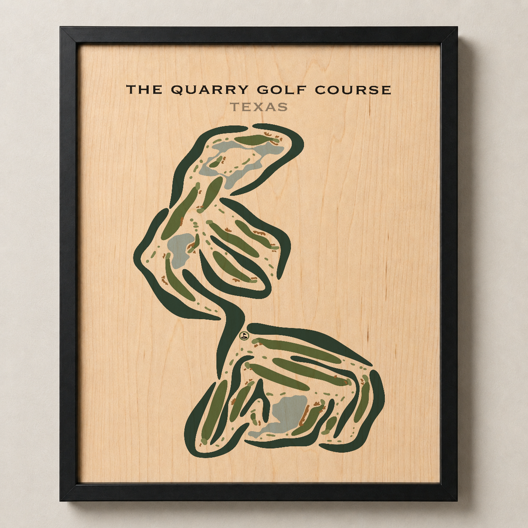 The Quarry Golf Course, Texas - Printed Golf Courses