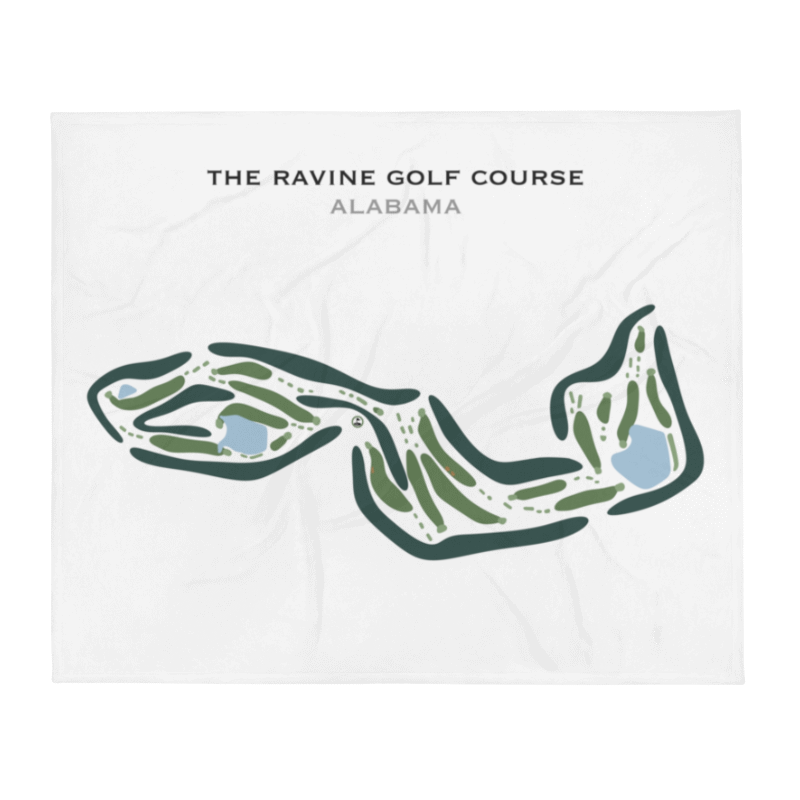 The Ravine Golf Course, Alabama - Printed Golf Courses