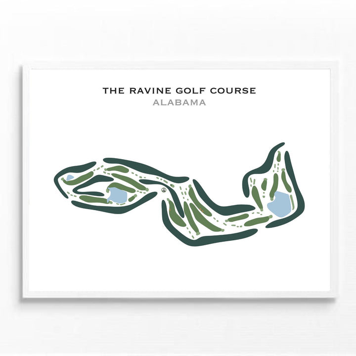 The Ravine Golf Course, Alabama - Printed Golf Courses