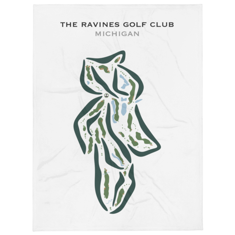 The Ravines Golf Club, Michigan - Printed Golf Courses