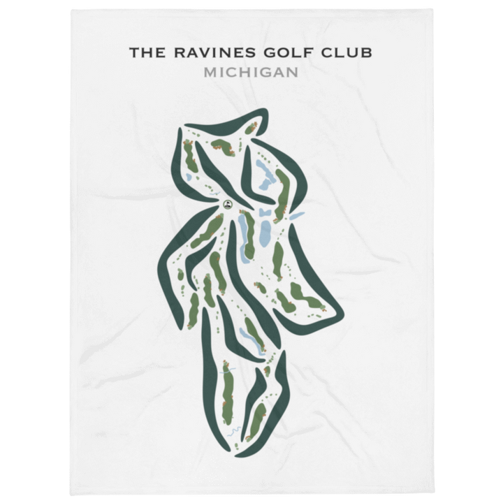 The Ravines Golf Club, Michigan - Printed Golf Courses