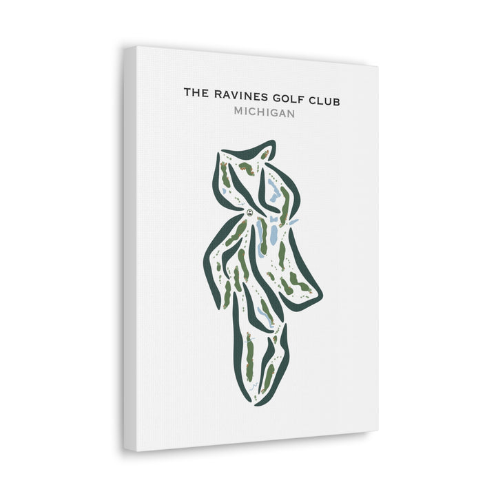 The Ravines Golf Club, Michigan - Printed Golf Courses