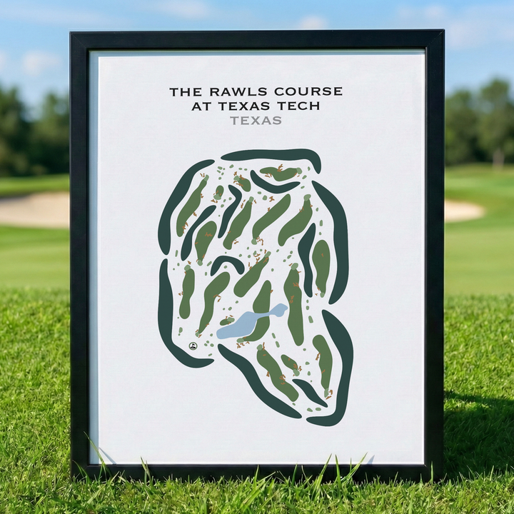The Rawls Course at Texas Tech, Texas - Printed Golf Courses