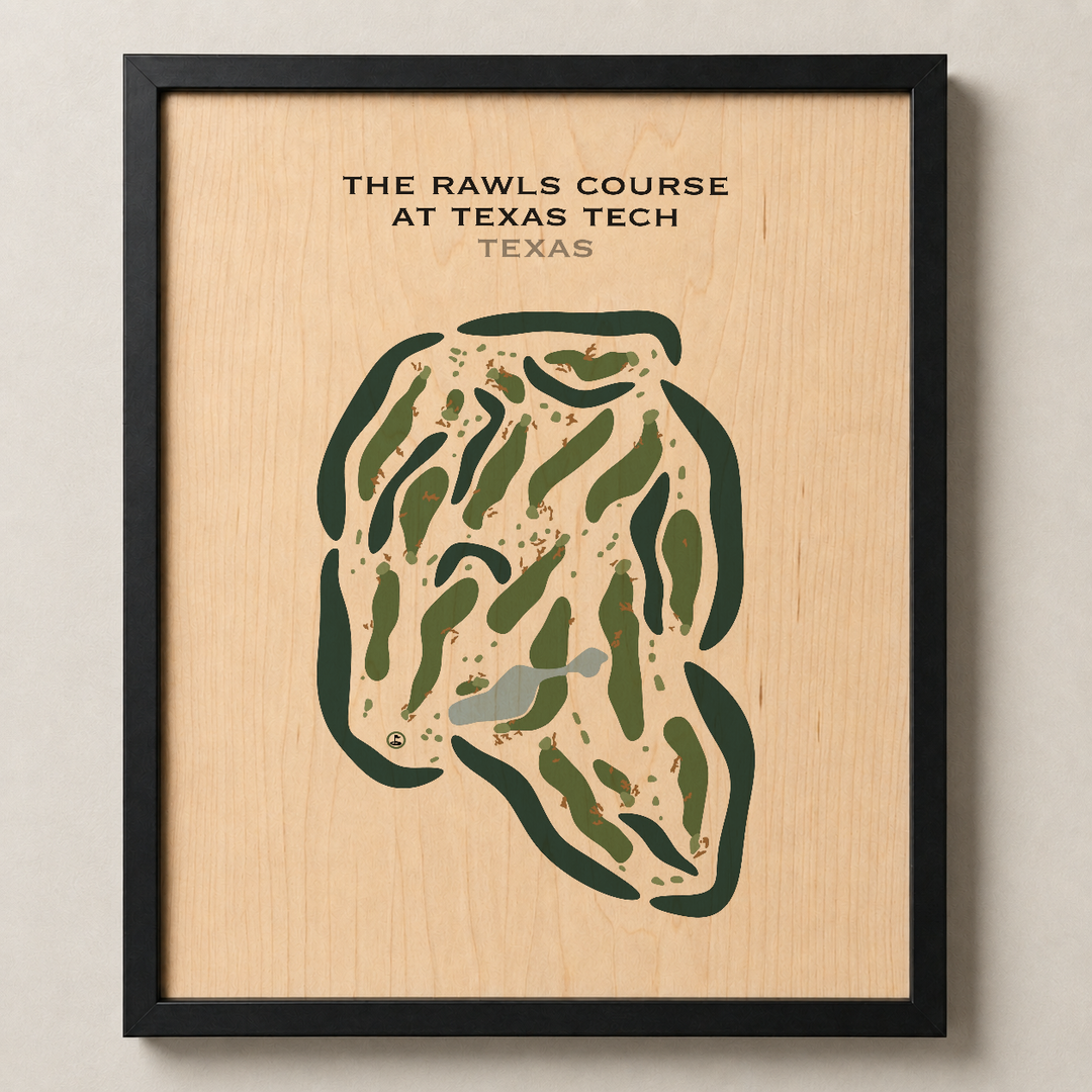The Rawls Course at Texas Tech, Texas - Printed Golf Courses
