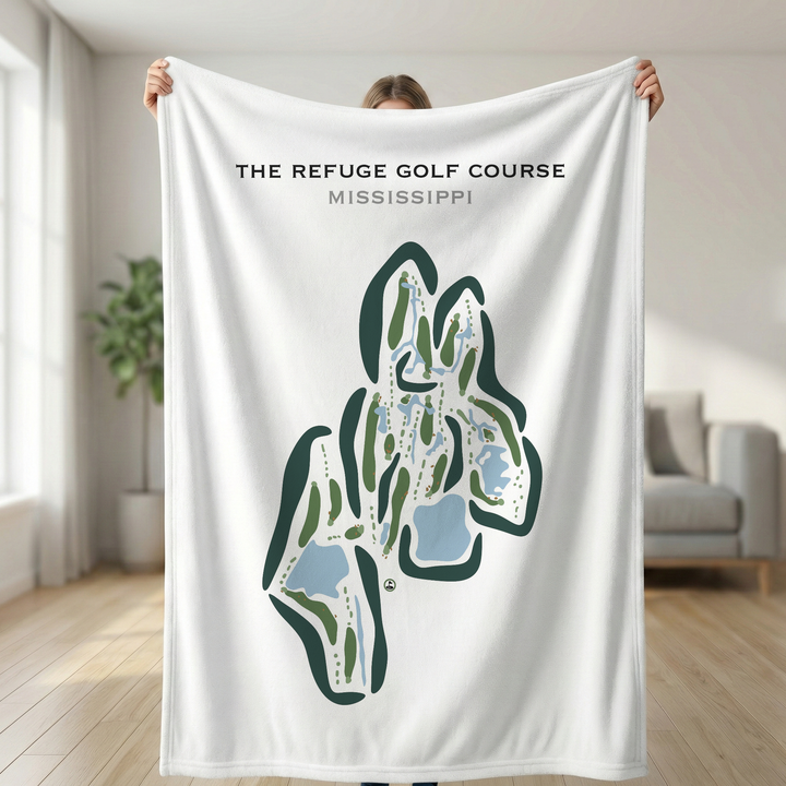 The Refuge Golf Course, Mississippi - Printed Golf Courses