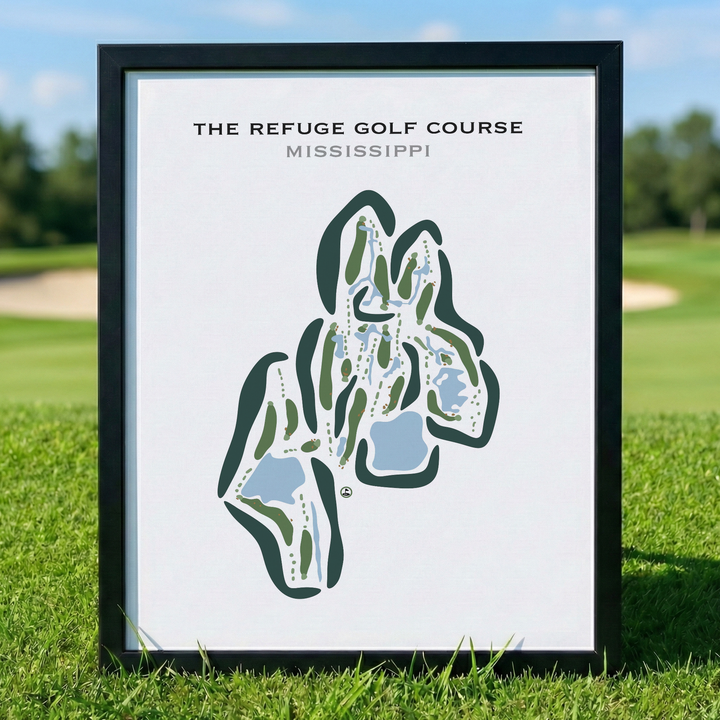 The Refuge Golf Course, Mississippi - Printed Golf Courses