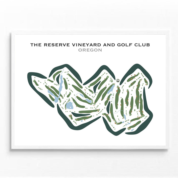 The Reserve Vineyard & Golf Club, Oregon - Printed Golf Courses