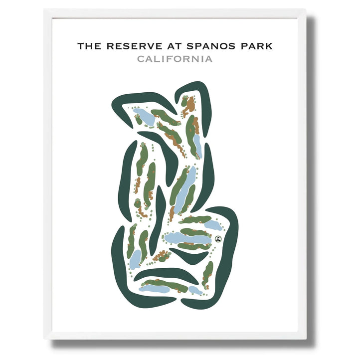 The Reserve At Spanos Park, California - Printed Golf Courses