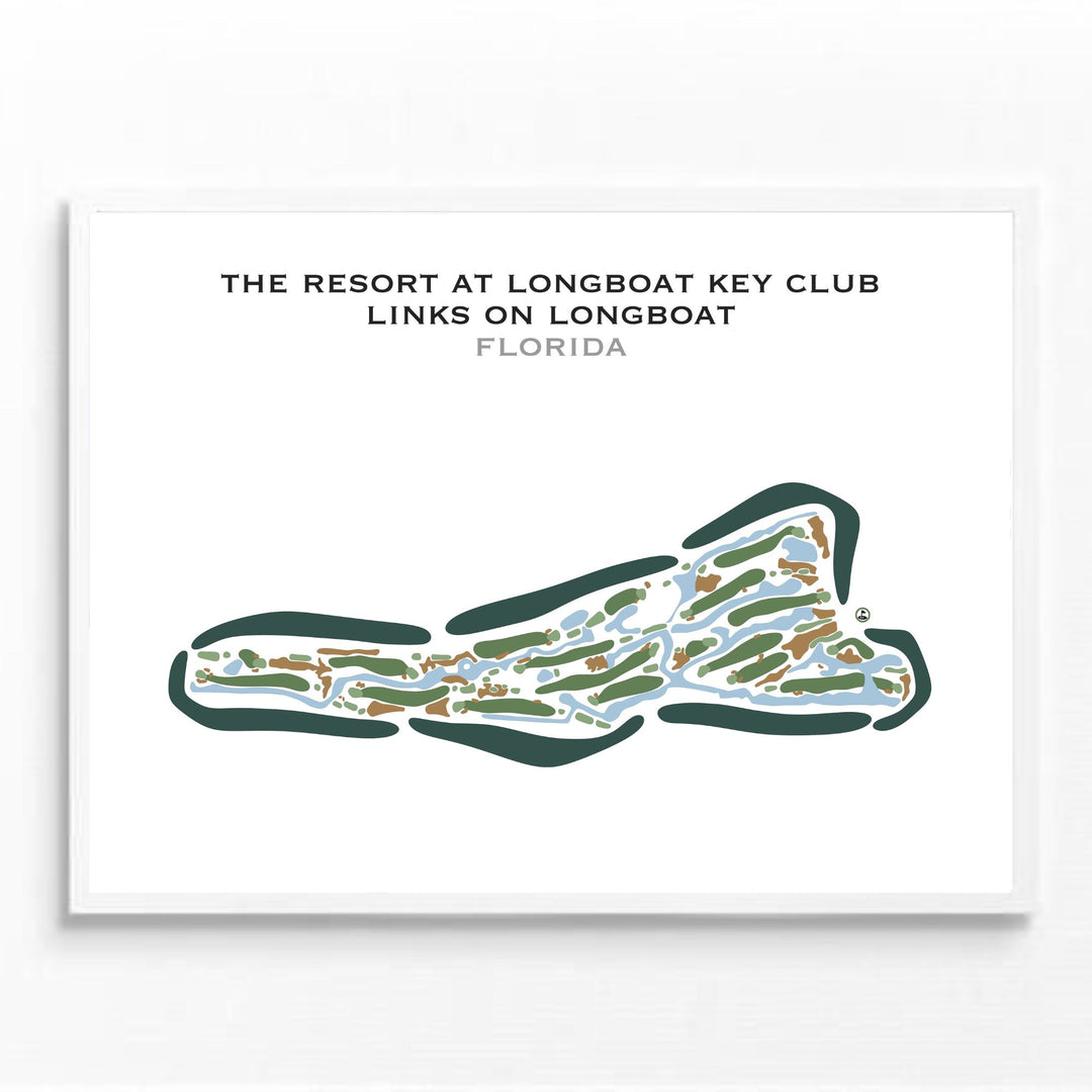 The Resort at Longboat Key Club - Links on Longboat, Florida - Printed Golf Courses