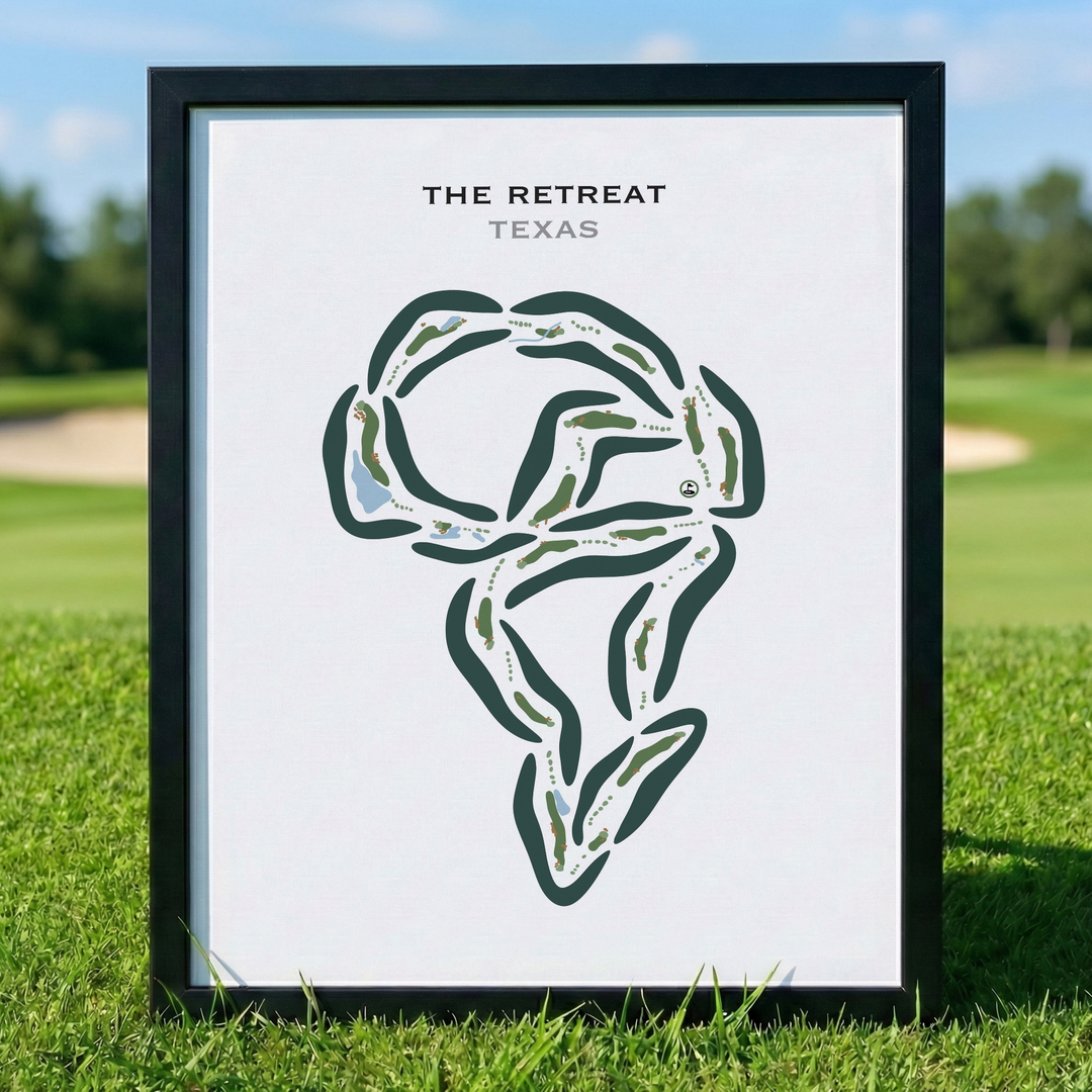 The Retreat, Texas - Printed Golf Course