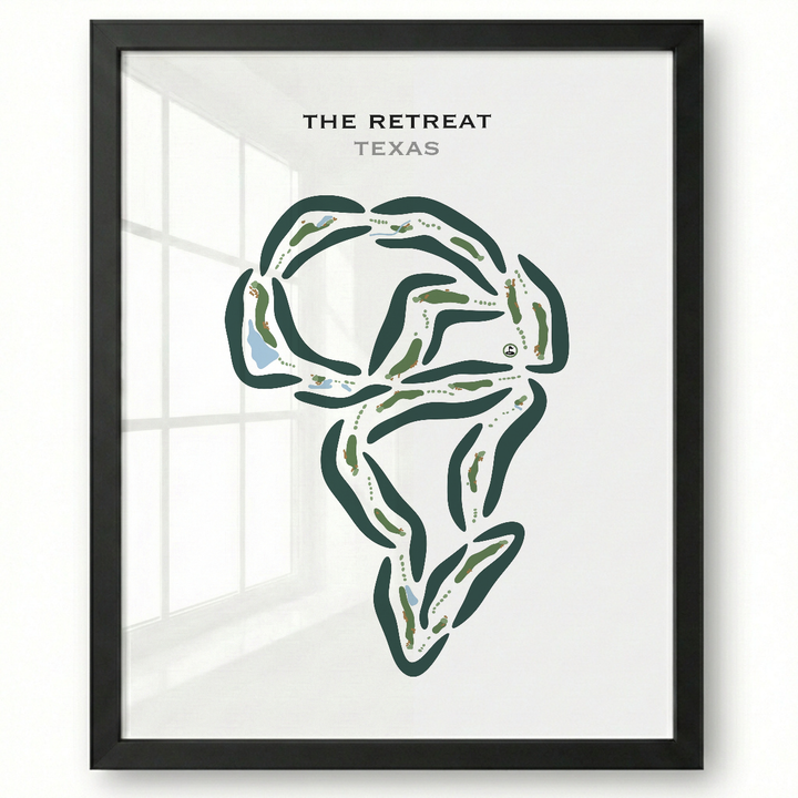 The Retreat, Texas - Printed Golf Course