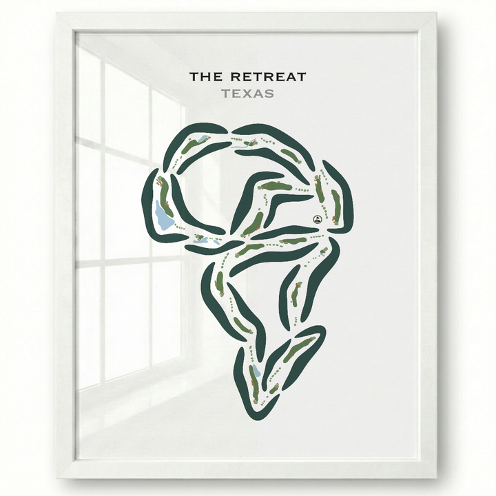 The Retreat, Texas - Printed Golf Course
