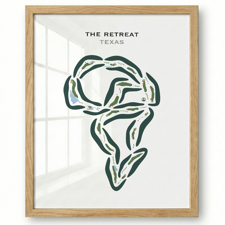 The Retreat, Texas - Printed Golf Course