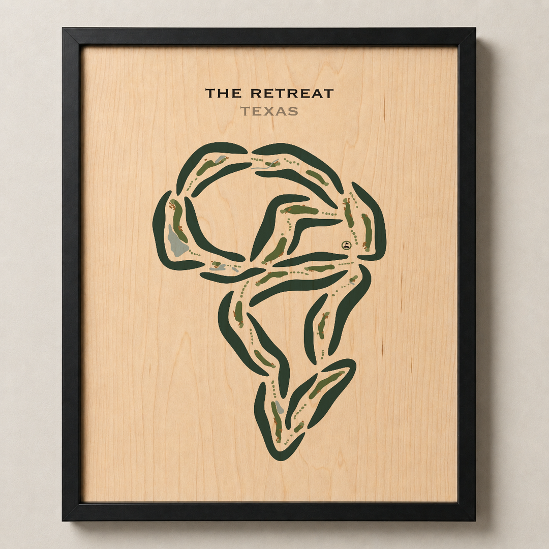 The Retreat, Texas - Printed Golf Course