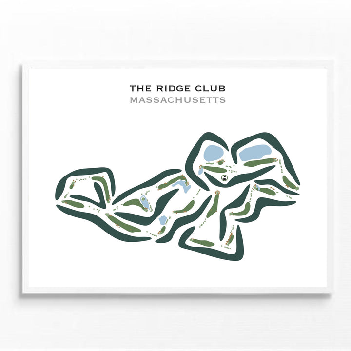 The Ridge Club, Massachusetts - Printed Golf Courses