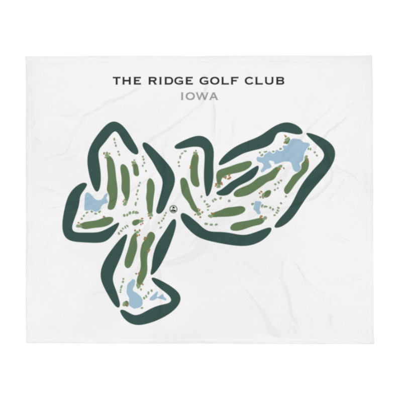 The Ridge Golf Club, Iowa - Printed Golf Courses