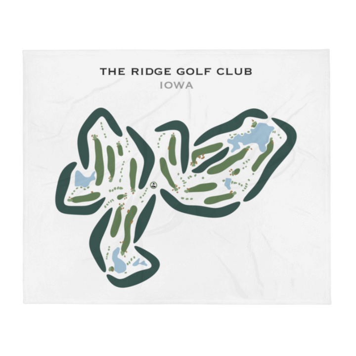 The Ridge Golf Club, Iowa - Printed Golf Courses