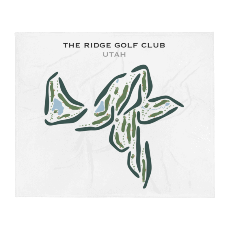 The Ridge Golf Club, Utah - Printed Golf Course