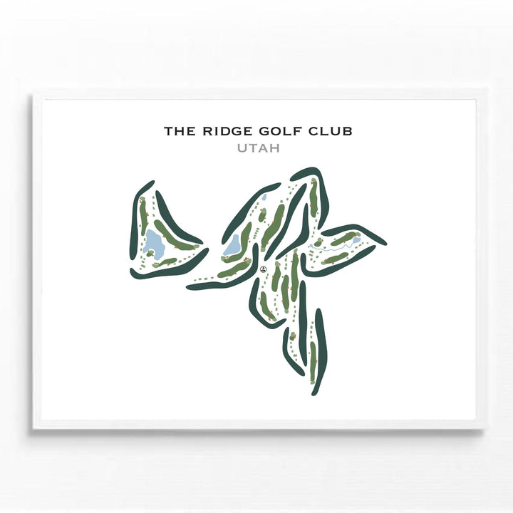 The Ridge Golf Club, Utah - Printed Golf Course