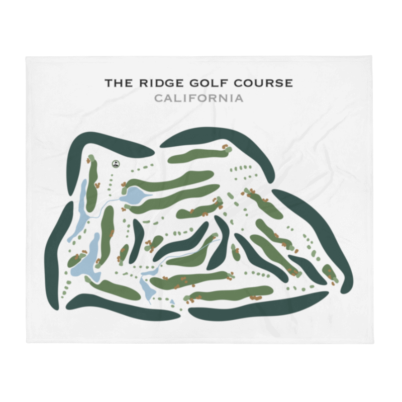 The Ridge Golf Course, California - Printed Golf Courses