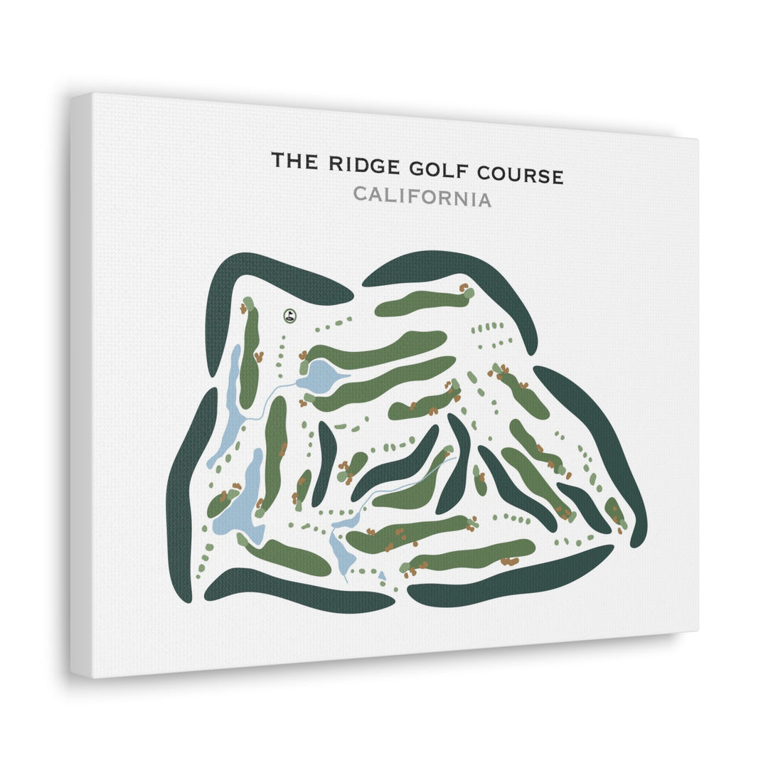 The Ridge Golf Course, California - Printed Golf Courses