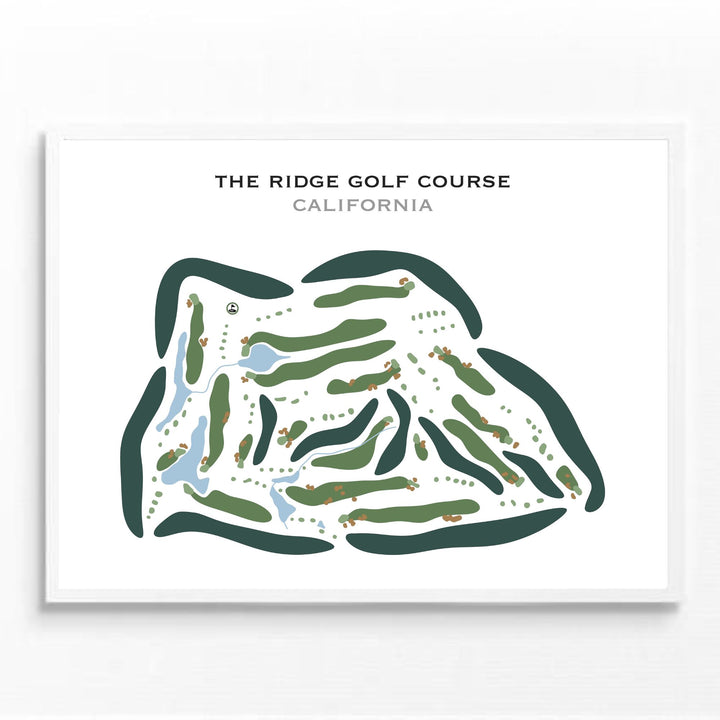 The Ridge Golf Course, California - Printed Golf Courses