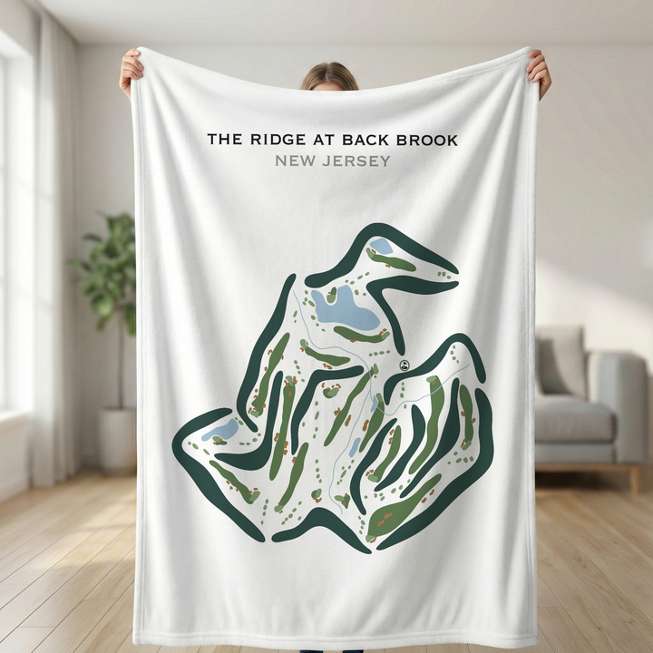 The Ridge At Back Brook, New Jersey - Printed Golf Courses