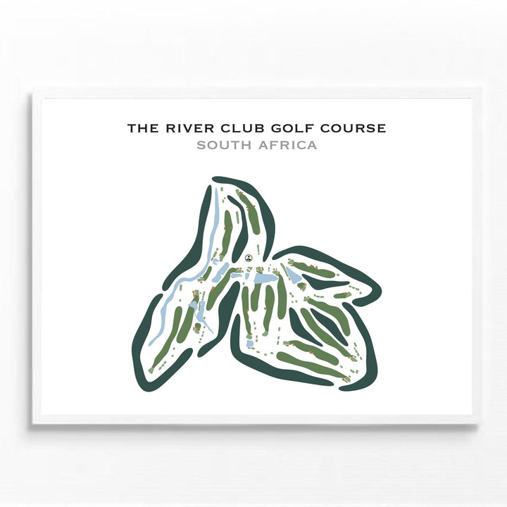 The River Club Golf Course, South Africa - Printed Golf Courses