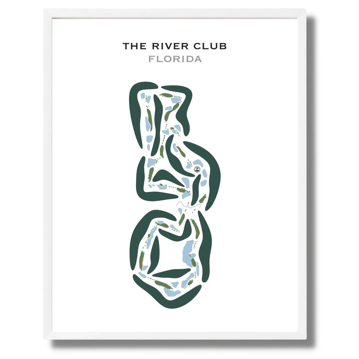 The River Club, Florida - Printed Golf Courses
