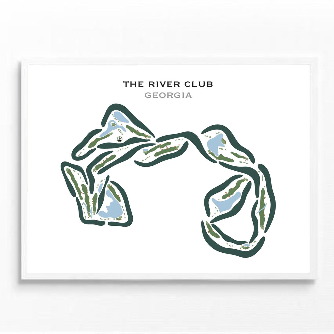 The River Club, Georgia - Printed Golf Courses