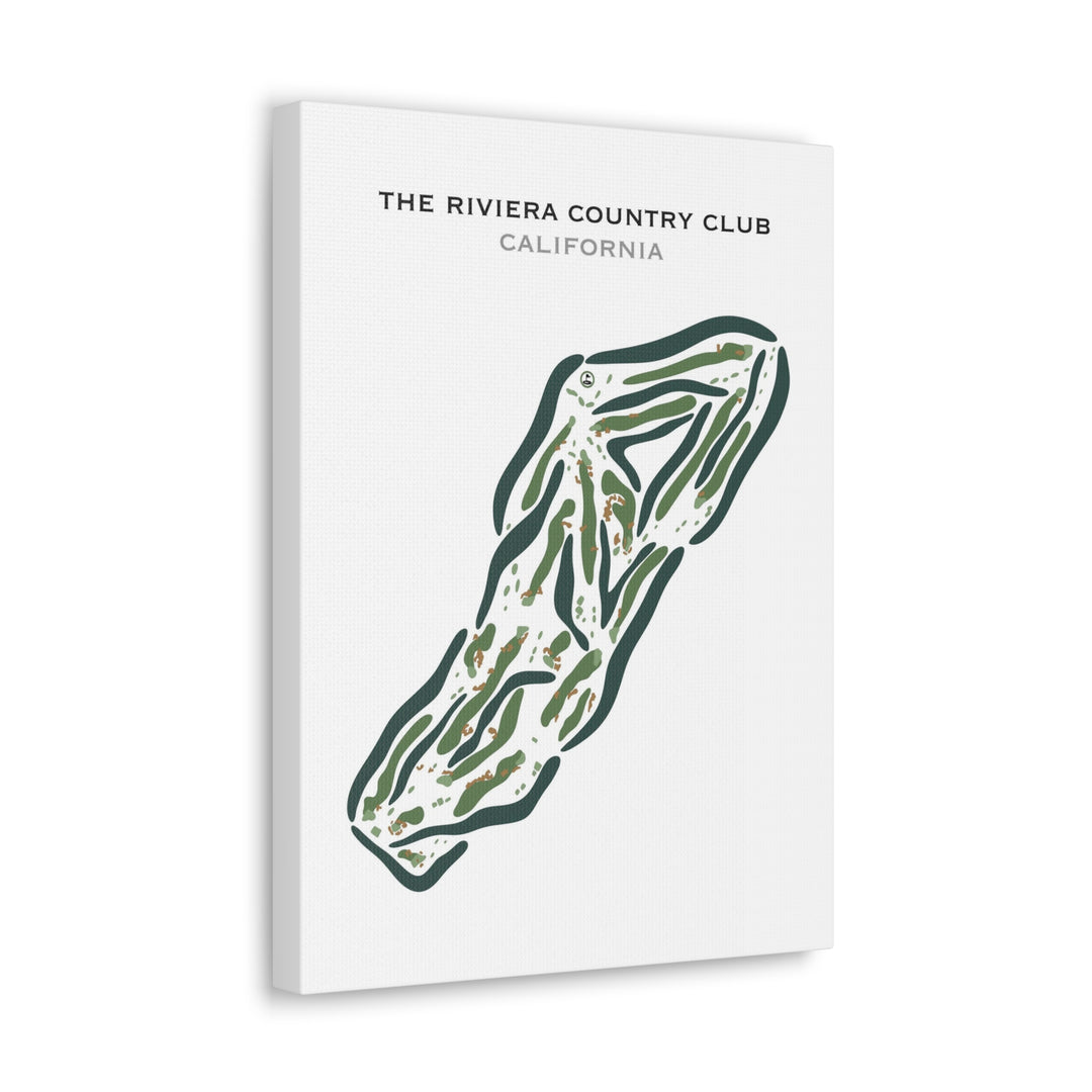 The Riviera Country Club, Pacific Palisades California - Printed Golf Courses