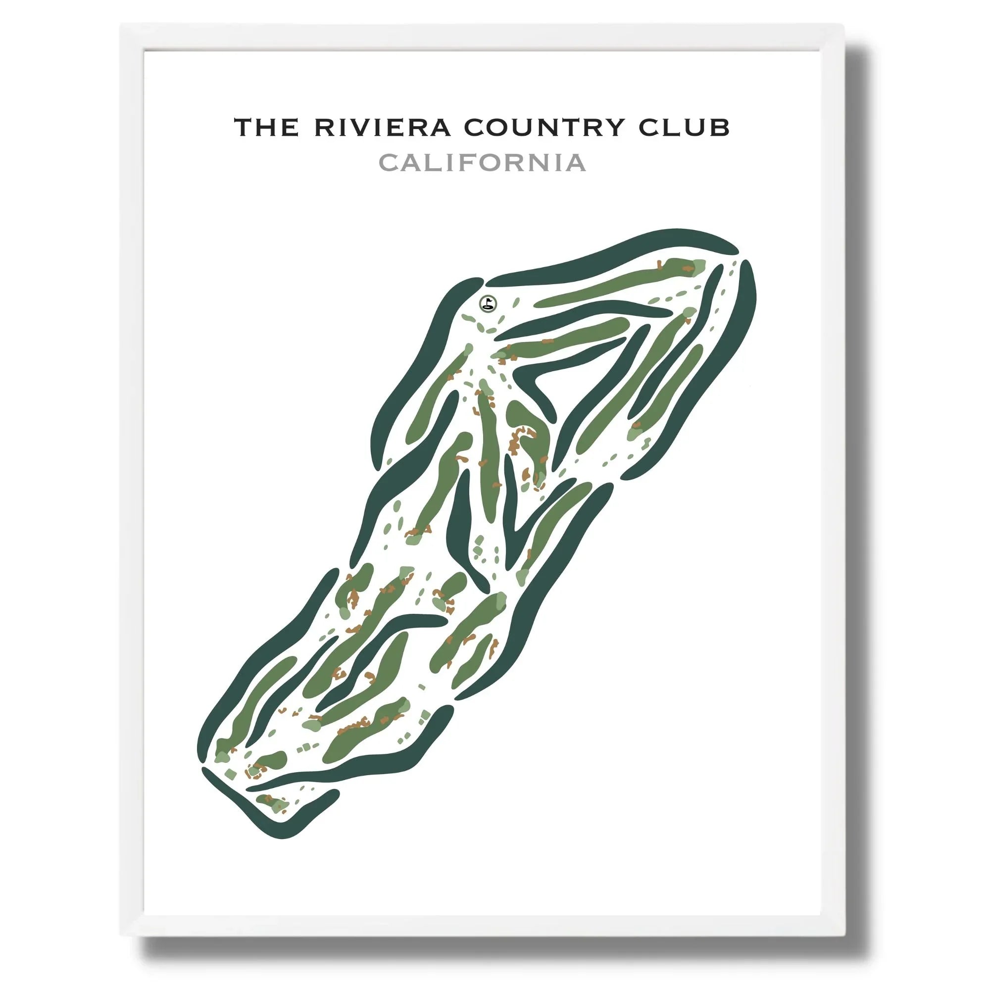 The Riviera Country Club, Pacific Palisades California Printed Golf