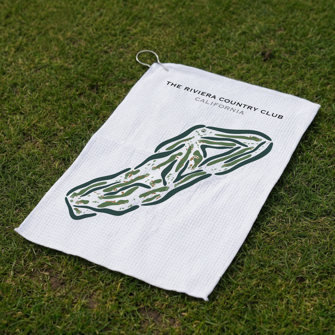 The Riviera Country Club, Pacific Palisades California - Printed Golf Courses