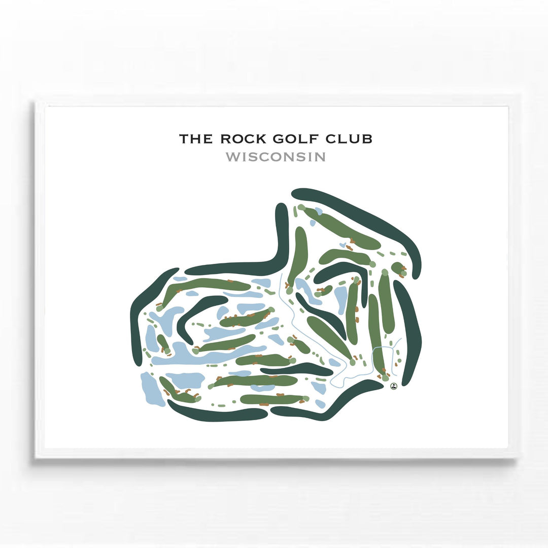 The Rock Golf Club, Wisconsin - Printed Golf Courses