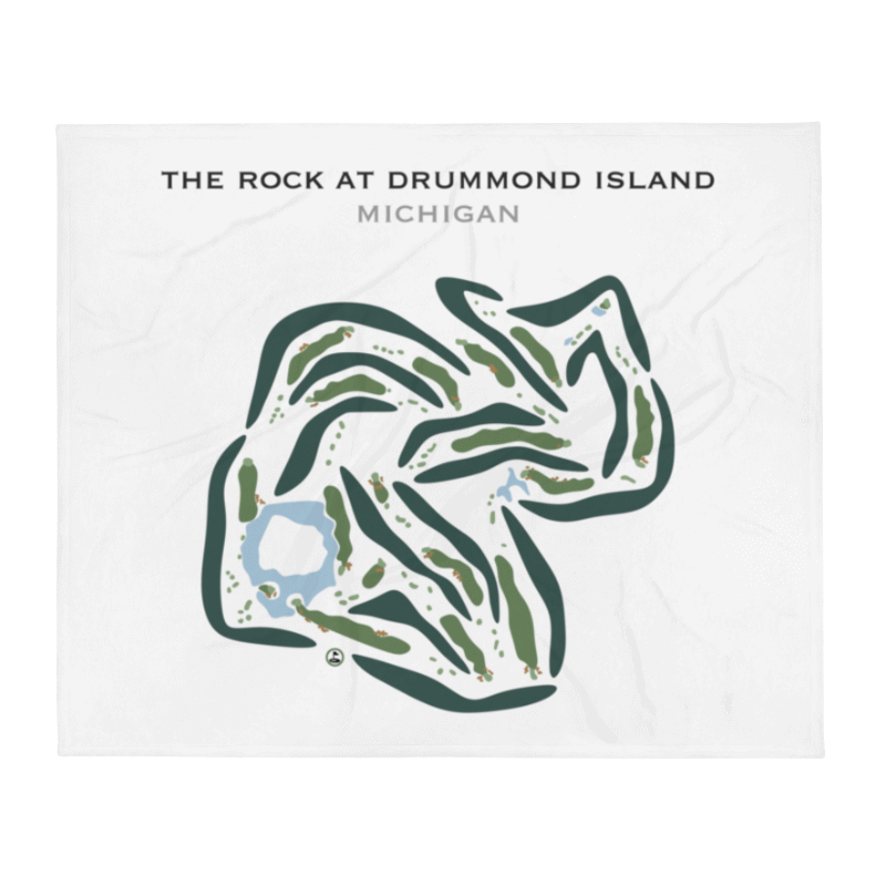 The Rock At Drummond Island, Michigan - Printed Golf Courses