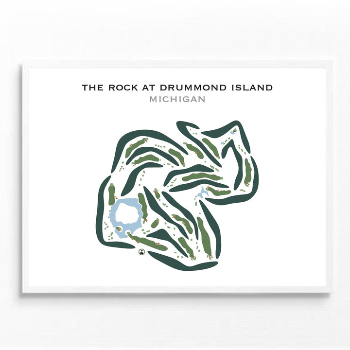 The Rock At Drummond Island, Michigan - Printed Golf Courses