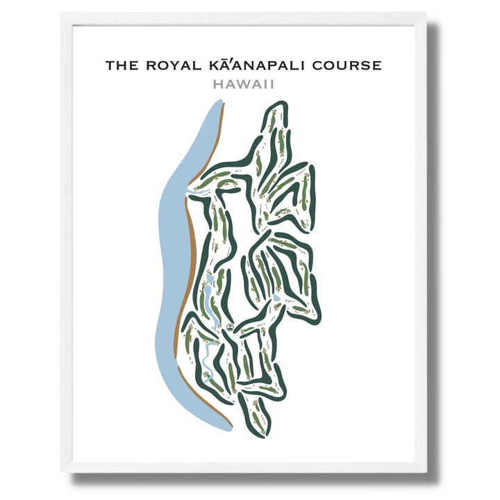 The Royal Ka'anapali Course, Hawaii - Printed Golf Courses
