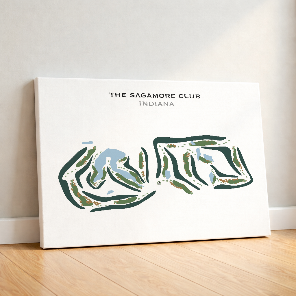 Sagamore Golf Club, Indiana - Printed Golf Courses