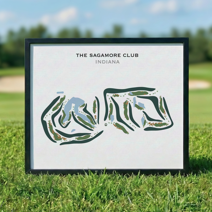 Sagamore Golf Club, Indiana - Printed Golf Courses