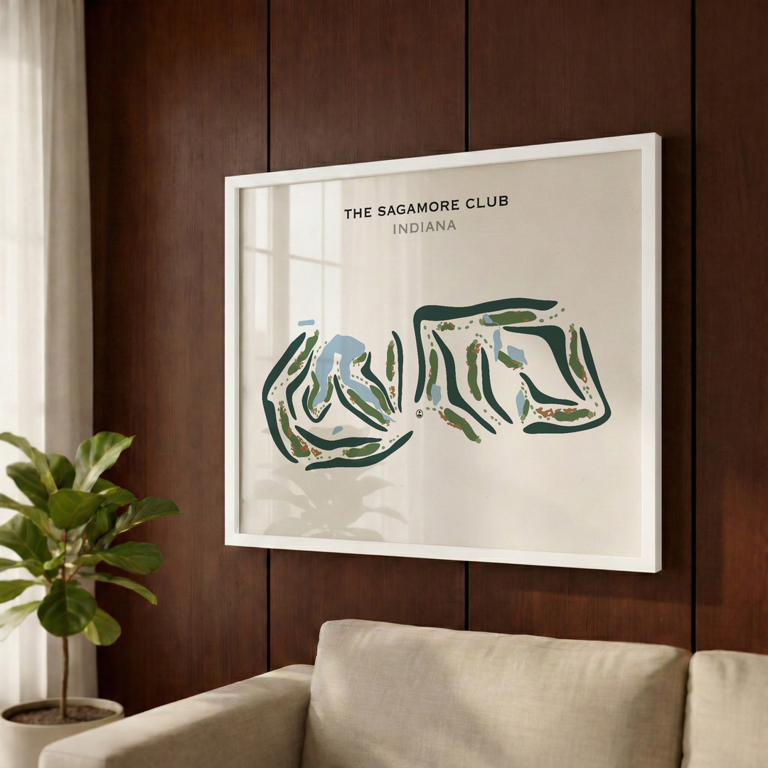 Sagamore Golf Club, Indiana - Printed Golf Courses