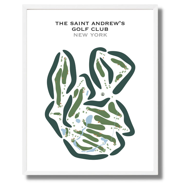 The Saint Andrews Golf Club, New York - Printed Golf Courses