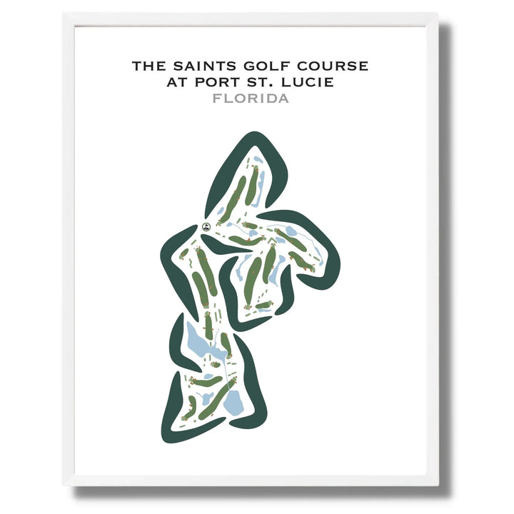 The Saints at Port St. Lucie Golf Course, Florida - Printed Golf Courses