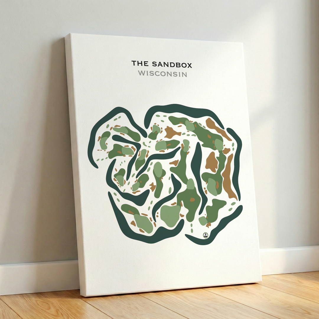 The Sandbox, Wisconsin - Printed Golf Courses