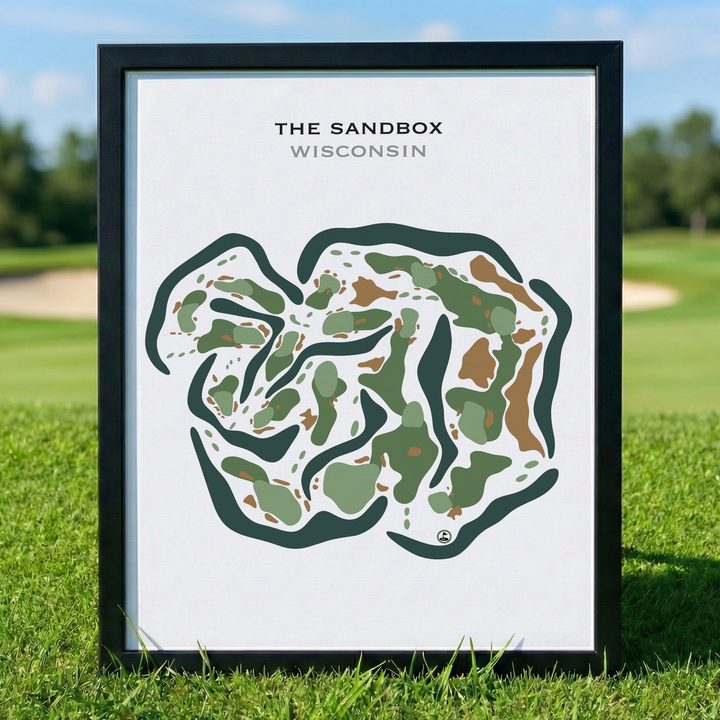 The Sandbox, Wisconsin - Printed Golf Courses