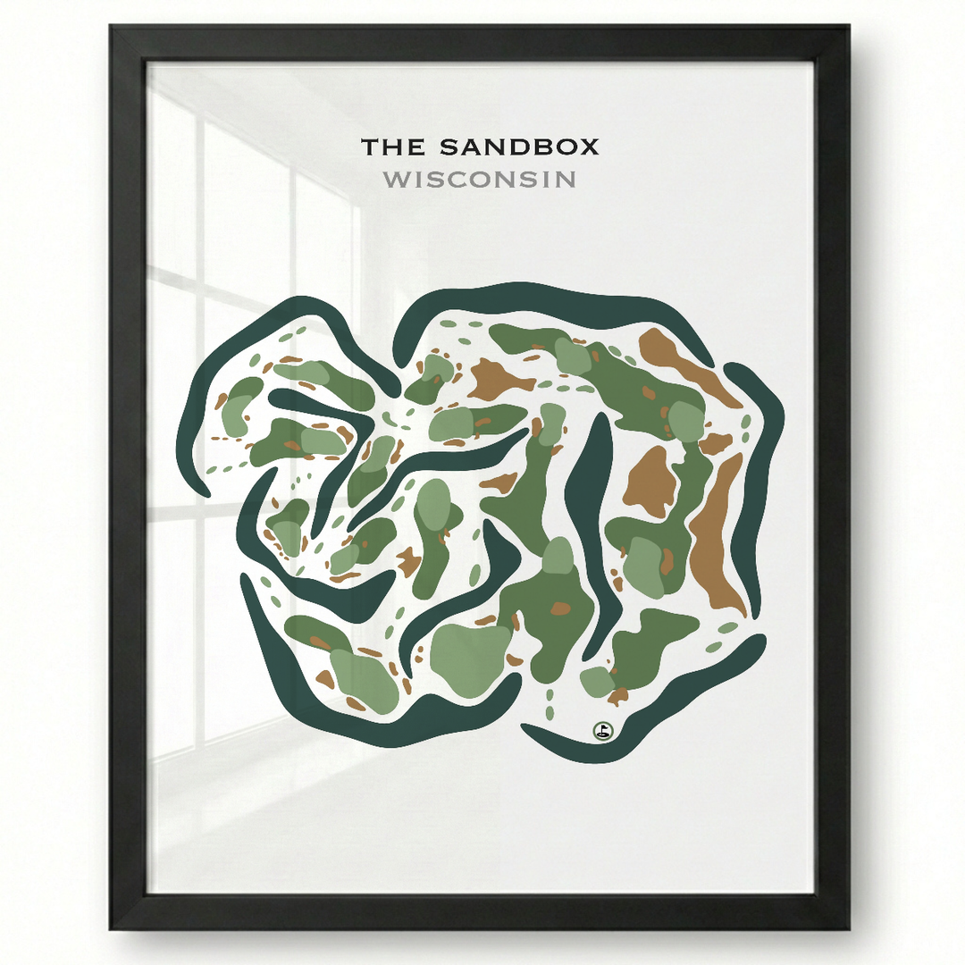 The Sandbox, Wisconsin - Printed Golf Courses